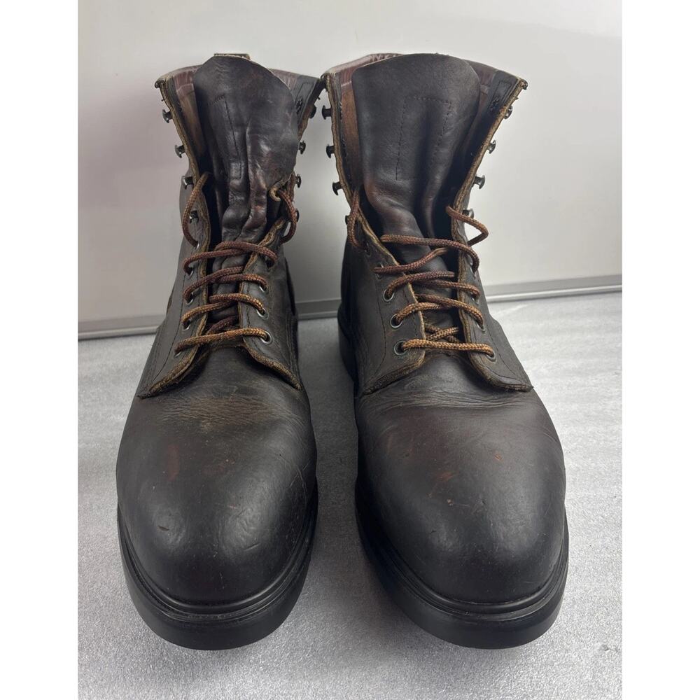 Red Wing Mens 4451 Diamond Back Supersole Steel Toe Logger Boots 13 D USA Made